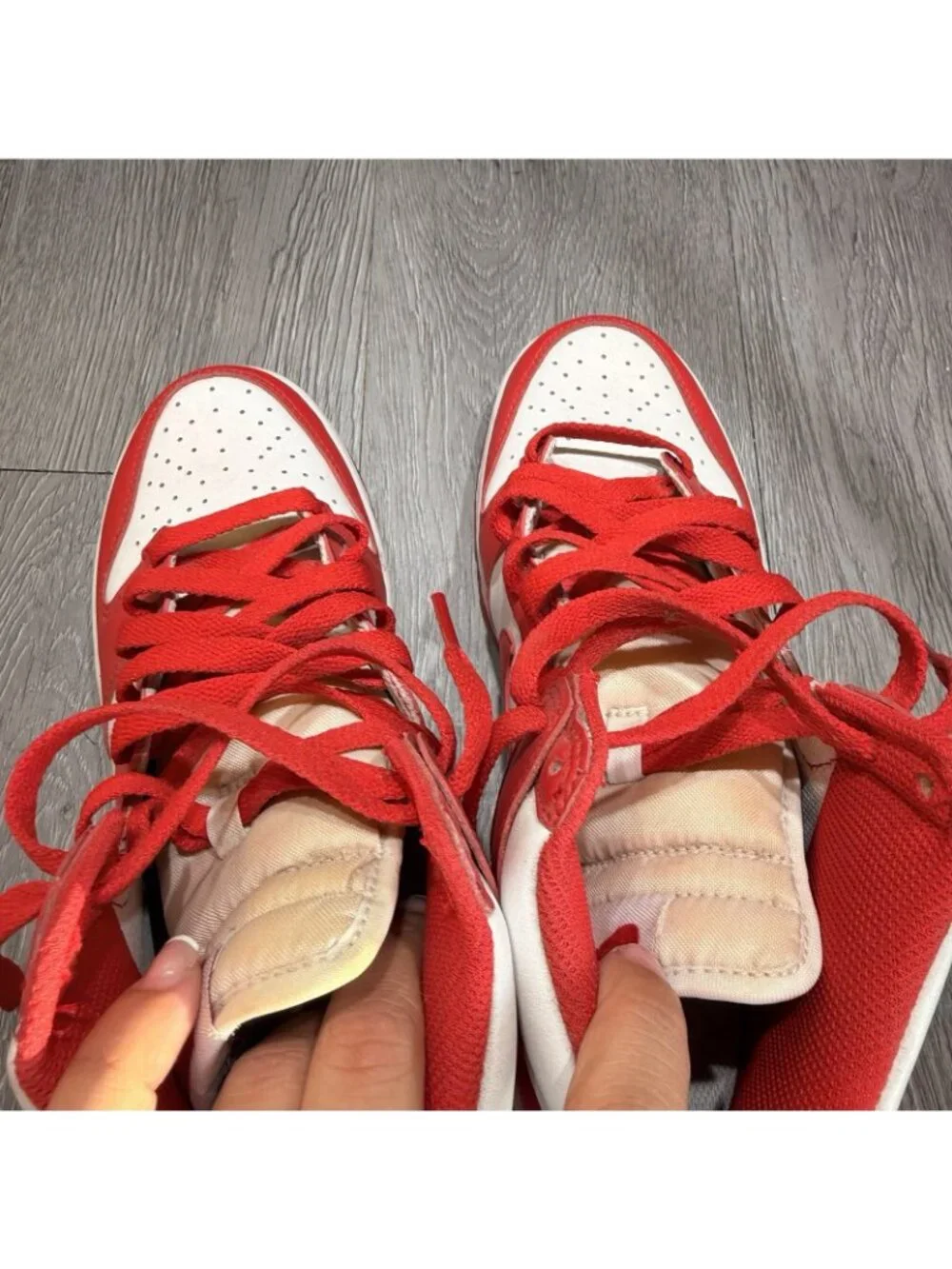 Nike Dunk High Red White DB2179-106 Youth 7 Y / Women’s 8.5